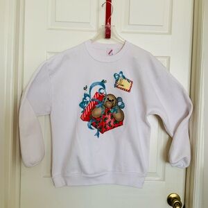 VINTAGE USA. CHRISTMAS GIFT SWEATER.